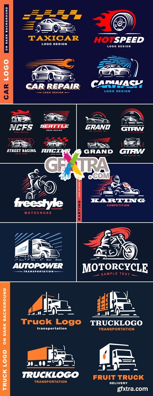 Transport Logos Vector