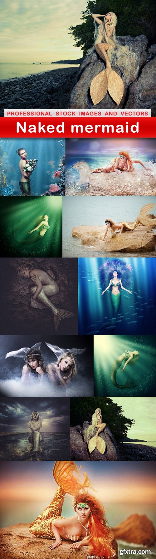 Naked mermaid - 12 UHQ JPEG