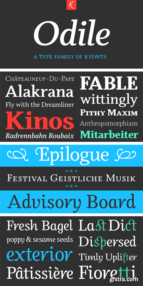 Odile Font Family