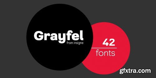 Grayfel Font Family - 42 Fonts $999