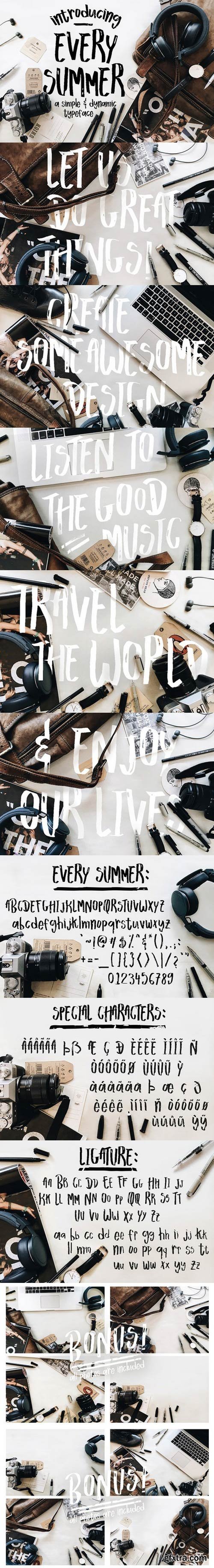 CM - Every Summer Script Font 860519