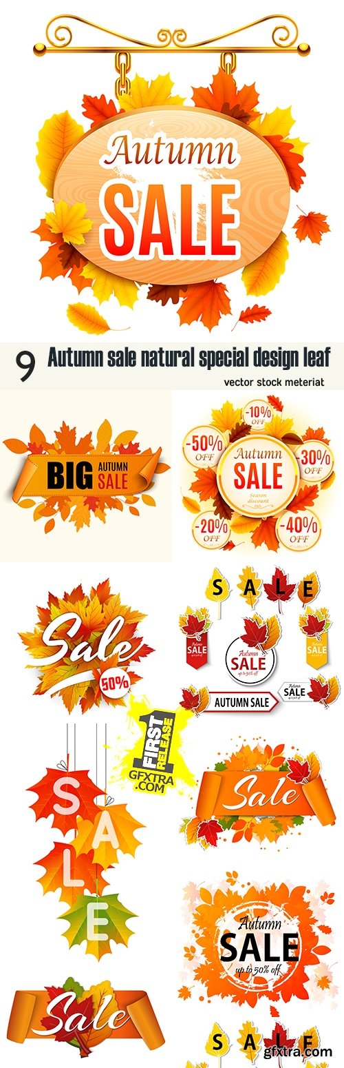 Autumn sale natural special design leaf