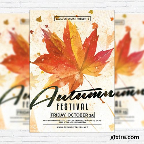 Autumn Festival Vol.2 – Flyer Template + Facebook Cover