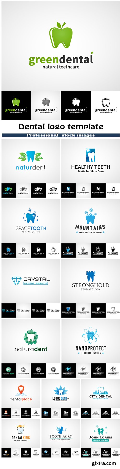 Dental logo template