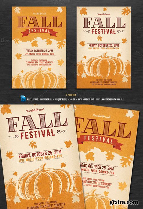CM - Fall Festival Flyer template 833415