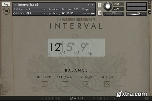 Cinematique-Instruments Interval KONTAKT-SYNTHiC4TE