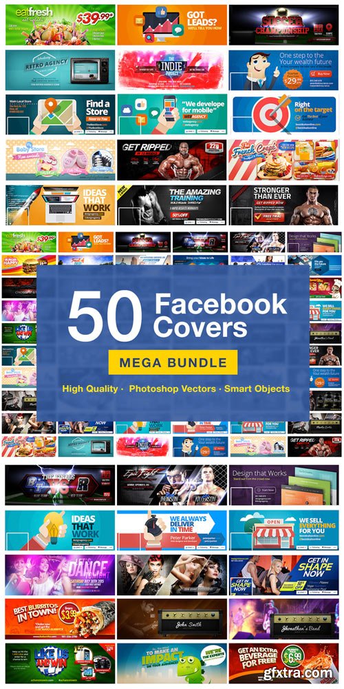 CM 794192 - 50 FB Covers Mega Bundle!