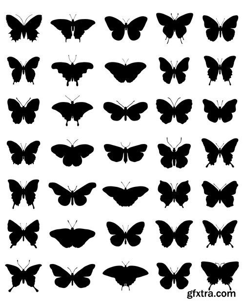 Beautiful Butterflies - 20xEPS