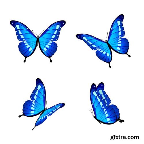 Beautiful Butterflies - 20xEPS