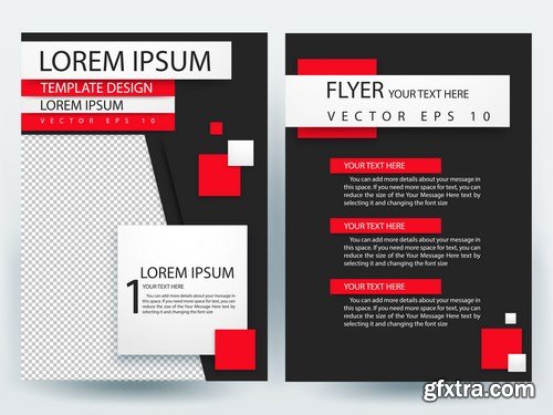 Corporate Templates of Brochures 3 - 25xEPS