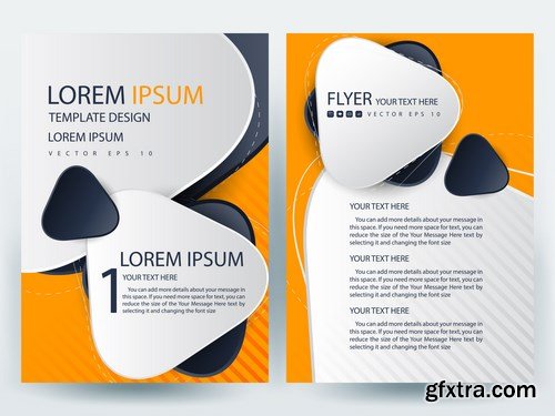 Corporate Templates of Brochures 3 - 25xEPS