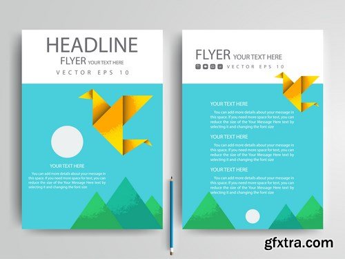 Corporate Templates of Brochures 3 - 25xEPS