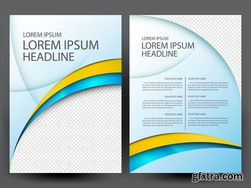 Corporate Templates of Brochures 3 - 25xEPS