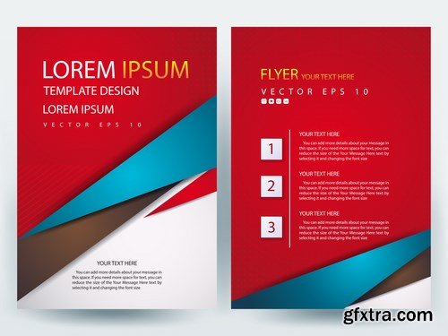 Corporate Templates of Brochures 3 - 25xEPS