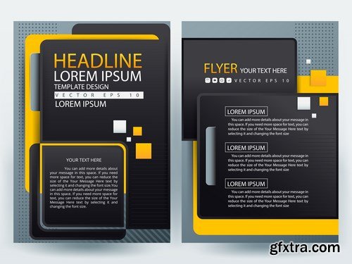 Corporate Templates of Brochures 3 - 25xEPS