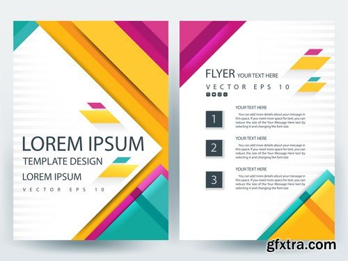 Corporate Templates of Brochures 3 - 25xEPS