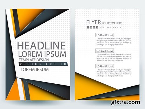 Corporate Templates of Brochures 3 - 25xEPS