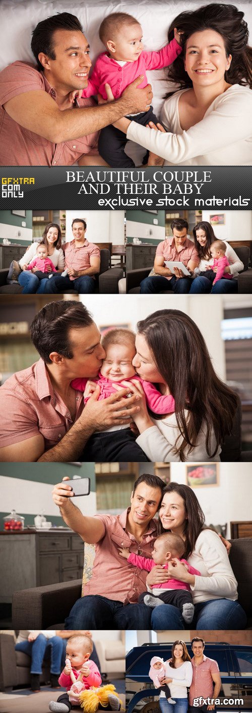 Beautiful Couple and their Baby - 7 UHQ JPEG