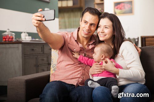 Beautiful Couple and their Baby - 7 UHQ JPEG