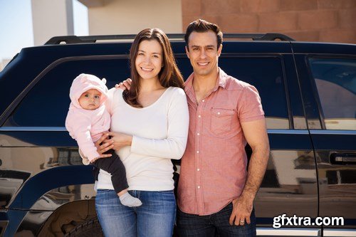 Beautiful Couple and their Baby - 7 UHQ JPEG