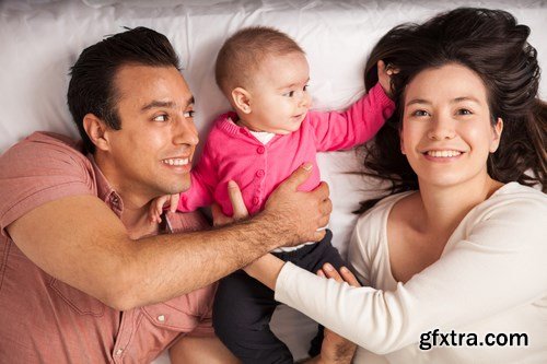 Beautiful Couple and their Baby - 7 UHQ JPEG