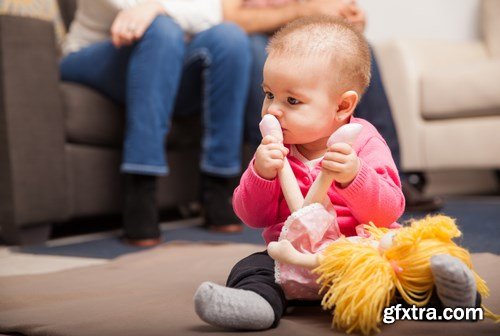 Beautiful Couple and their Baby - 7 UHQ JPEG