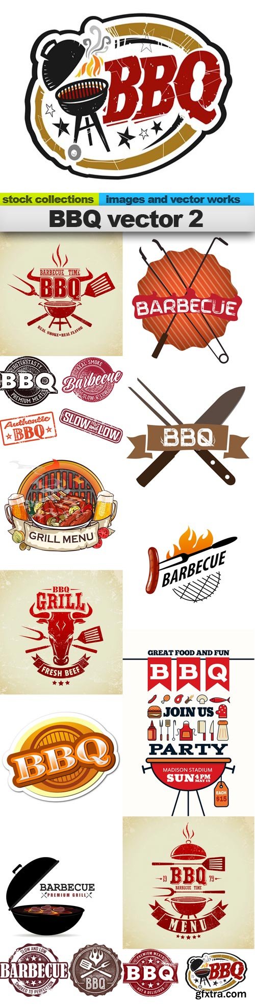 BBQ vector 2, 15 x EPS