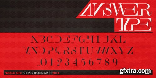 Answer Type Font