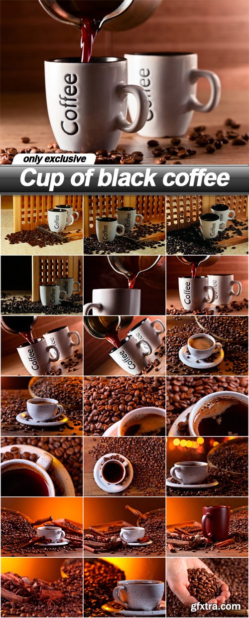 Cup of black coffee - 21 UHQ JPEG