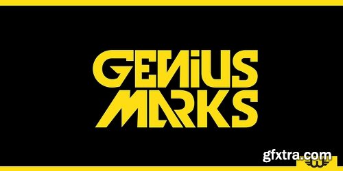 Genius Marks Font Family - 3 Fonts