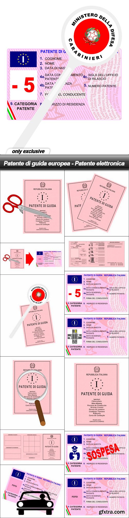 Patente di guida europea - Patente elettronica - 14 EPS