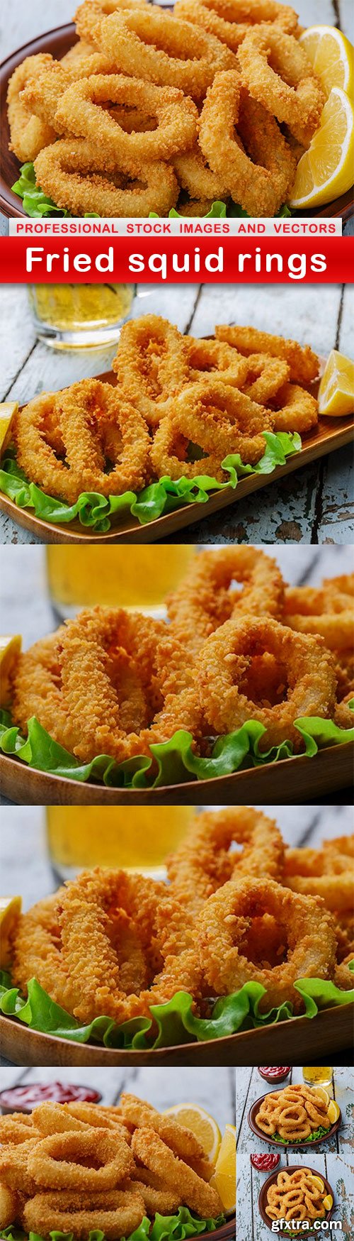 Fried squid rings - 7 UHQ JPEG