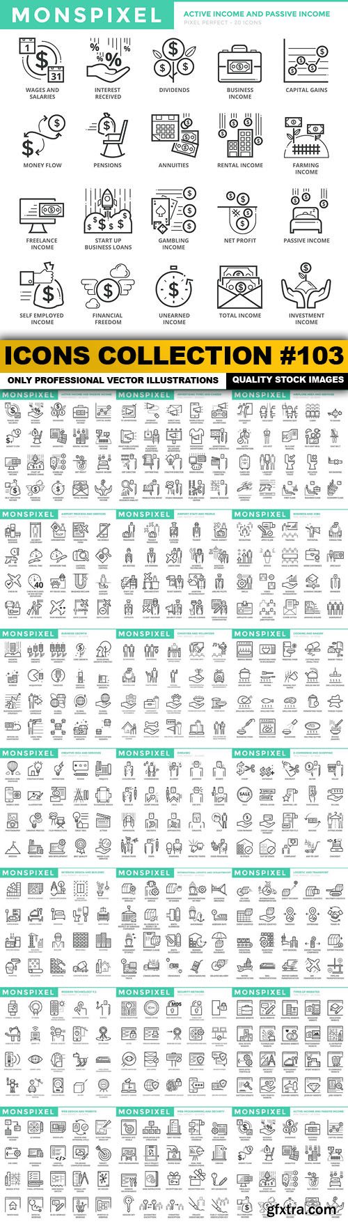 Icons Collection #103 - 20 Vector