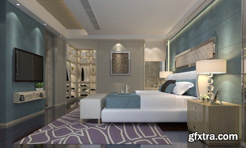 Luxury bedroom design - 8 UHQ JPEG