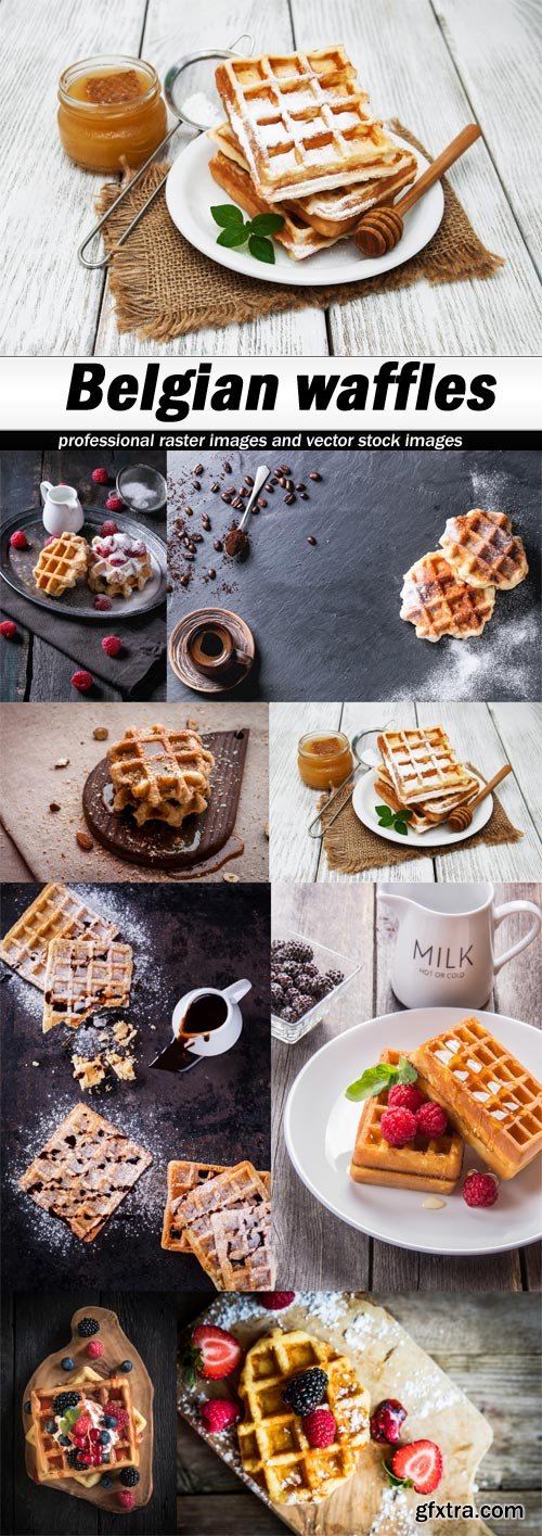 Belgian waffles - 8 UHQ JPEG