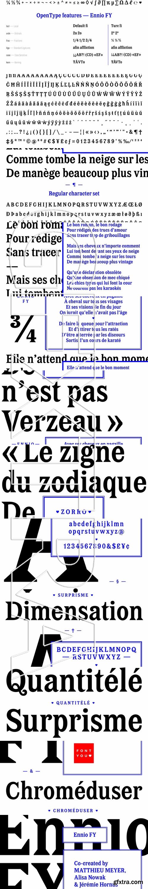 Ennio FY - 1 font: $35.00