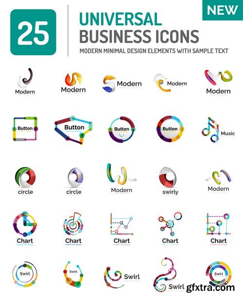 Elements of Design and Icon - 20xEPS