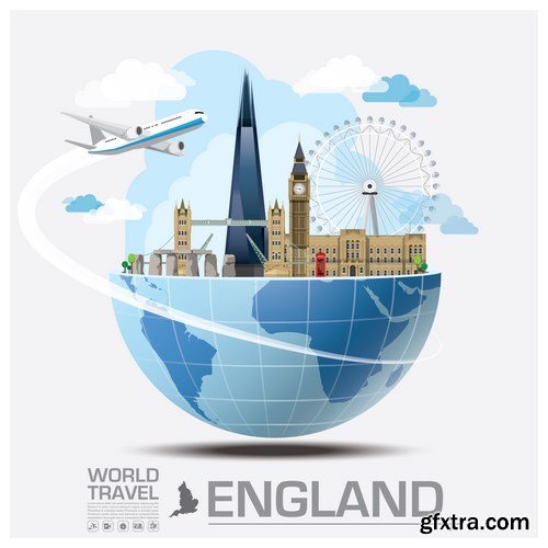 World Travel Vector Design - 18xEPS