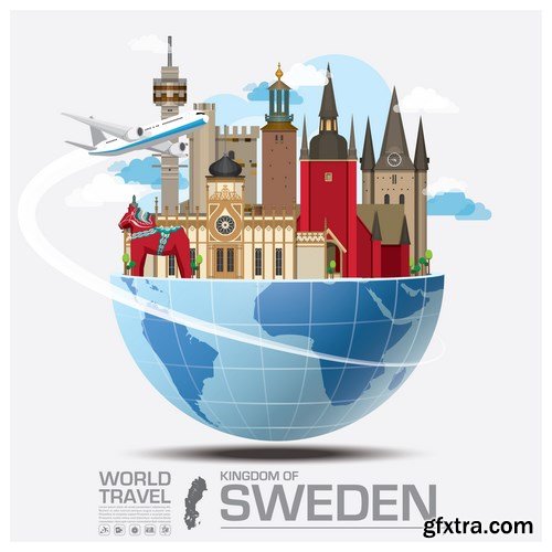 World Travel Vector Design - 18xEPS