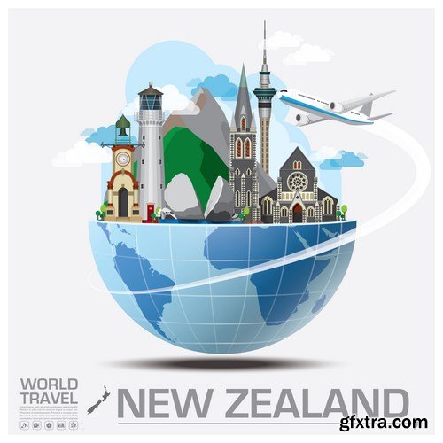 World Travel Vector Design - 18xEPS