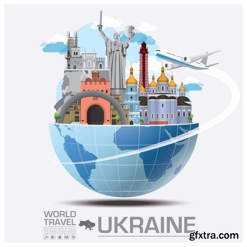 World Travel Vector Design - 18xEPS