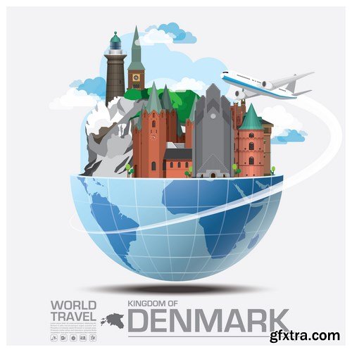 World Travel Vector Design - 18xEPS