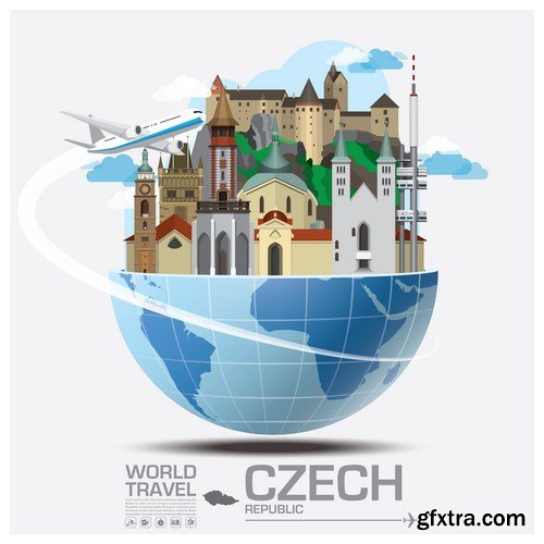 World Travel Vector Design - 18xEPS