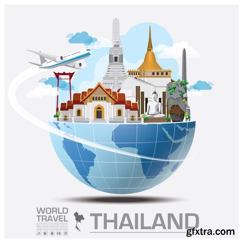 World Travel Vector Design - 18xEPS