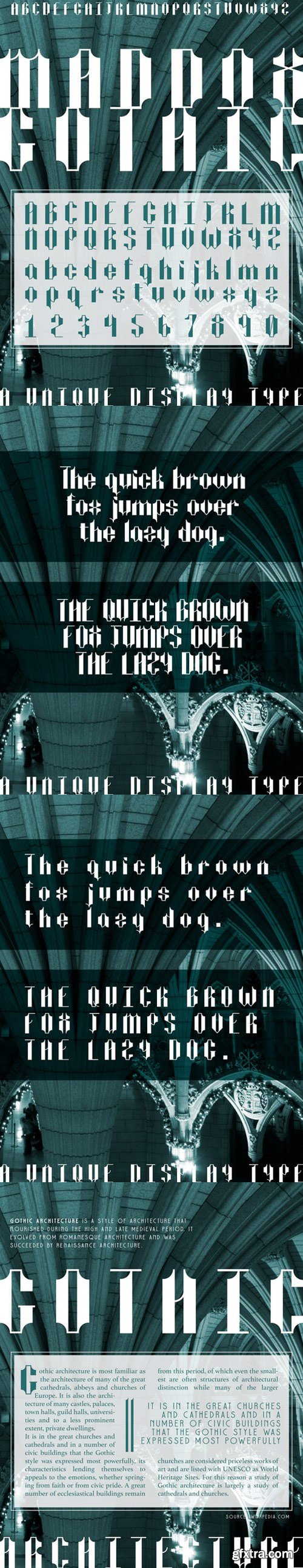 Maddox Gothic Font