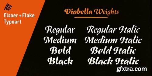 ViabellaT H Pro Font Family - 8 Fonts $999