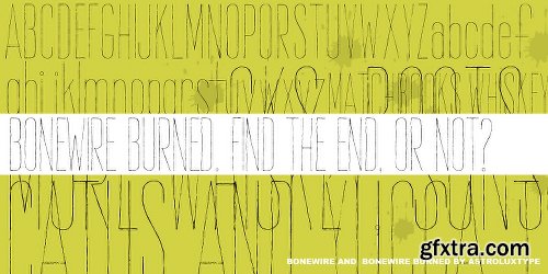 Bonewire Font Family - 2 Fonts