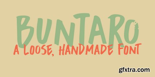 Buntaro Font Family - 2 Fonts