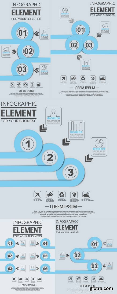 Element for Infographic Template