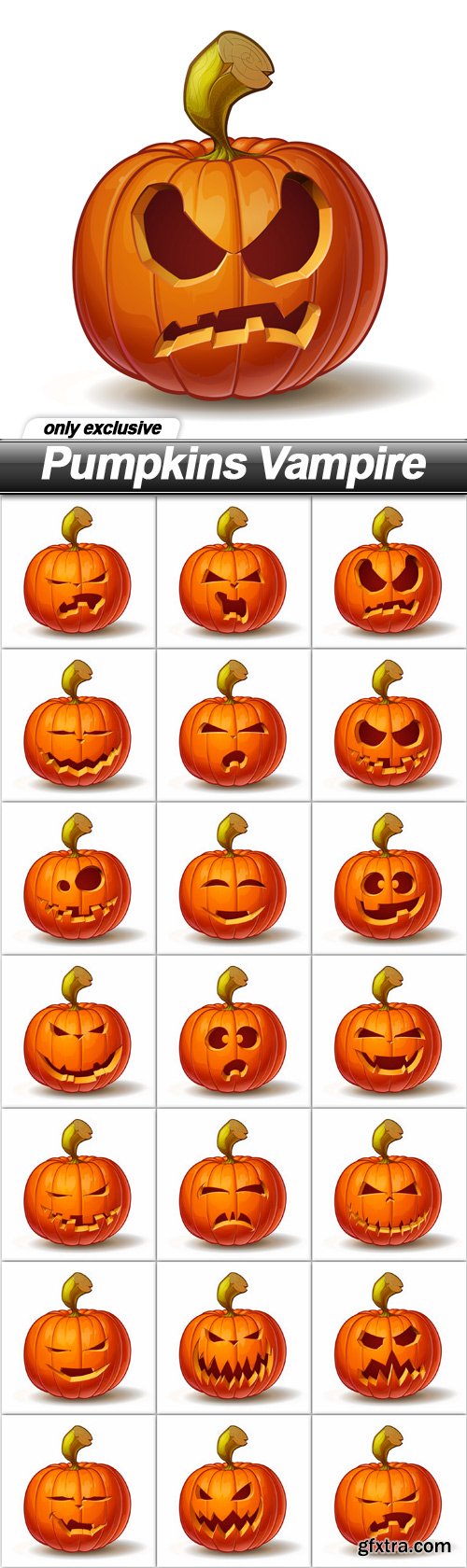 Pumpkins Vampire - 20 EPS